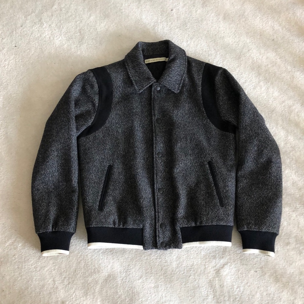 Shades of grey by Micah Cohen teddy bomber